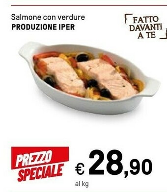 Iper La Grande Produzione Iper Salmone Con Verdure offerta
