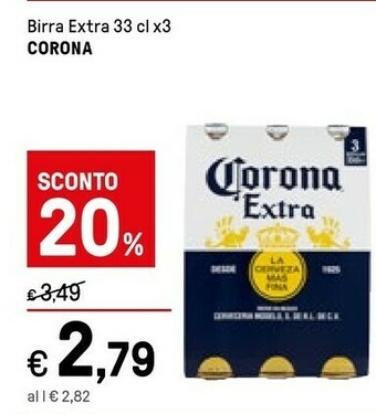 Iper La Grande Corona Birra Extra offerta