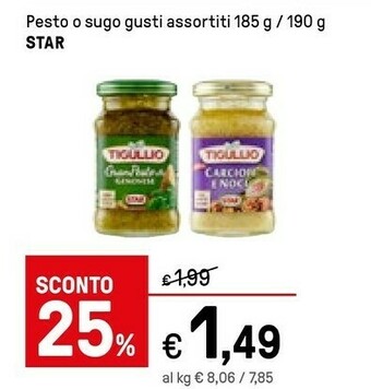 Iper La Grande Star Pesto O Sugo offerta