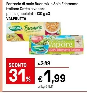 Iper La Grande Valfrutta Fantasia Di Mais Buonmix offerta