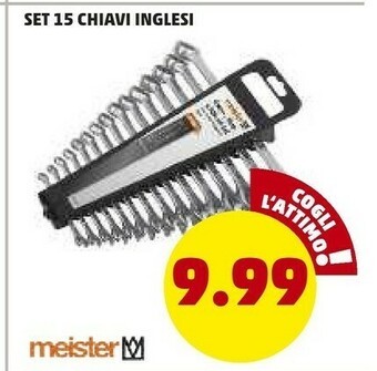Meister Set 15 Chiavi Inglesi