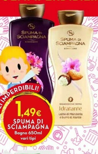 Proshop Spuma di Sciampagna Bagnoschiuma offerta