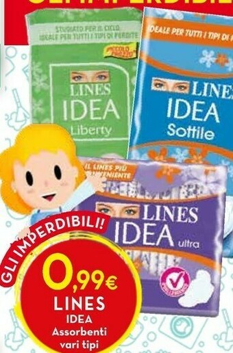 Proshop Lines Assorbenti lines offerta