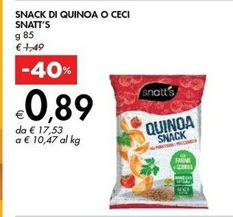 Snatt's Snack Di Quinoa