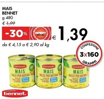 Bennet Bennet Mais offerta