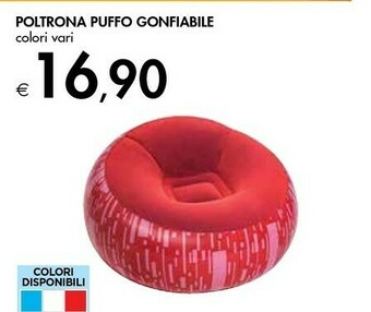 Poltrona Puffo Gonfiabile