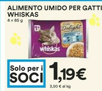 Coop Whiskas Alimento Umido Per Gatti offerta
