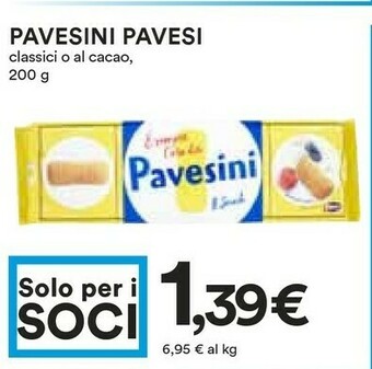 Coop Pavesi Ni Al Cacao 200 G(ml) offerta
