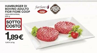 Coop Hamburger offerta