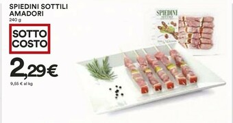 Coop Amadori Spiedini Sottili offerta