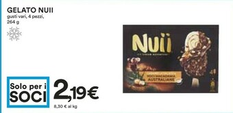 Coop Nuii - Cioccolato Fondente E Mirtilli Dei Paesi Nordici 264 G(ml) offerta