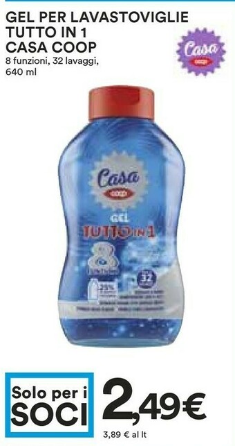 Coop Coop Casa Gel Per Lavastoviglie Tutto In 1 offerta