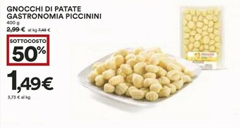 Coop Gastronomia piccinini Gnocchi di patate offerta