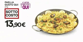 Coop Paella Gusto Qui offerta