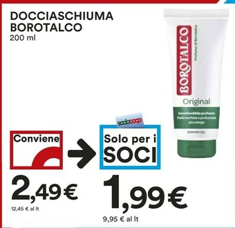 Coop Borotalco Docciaschiuma offerta