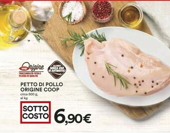 Coop Petto di pollo offerta
