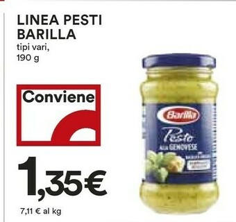 Coop Barilla I Pesti Alla Genovese Senza Aglio 190 G(ml) offerta