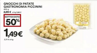 Coop Gastronomia piccinini Gnocchi di patate offerta