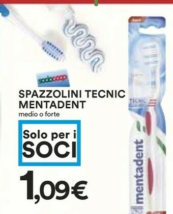 Coop Mentadent Spazzolino da denti offerta