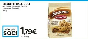 Coop Balocco Biscotti offerta