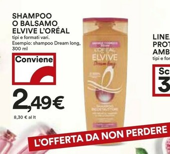 Coop L'Oreal Shampoo offerta