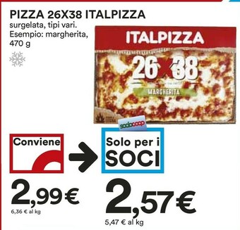 Coop Italpizza Pizza surgelata offerta