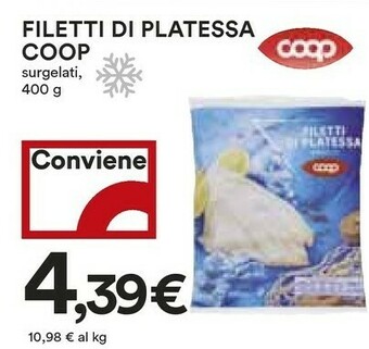 Coop Platessa offerta
