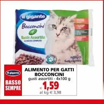 Il Gigante Alimento per gatti bocconcini offerta