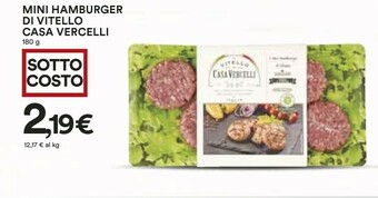 Casa Vercelli Mini Hamburger Di Vitello
