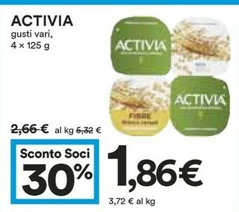 Coop Activia Activia offerta