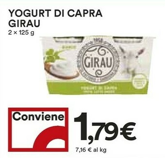 Coop Girau Formaggio di capra offerta