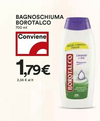Coop Borotalco Bagnoschiuma offerta