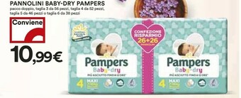 Coop Pampers Baby Dry offerta