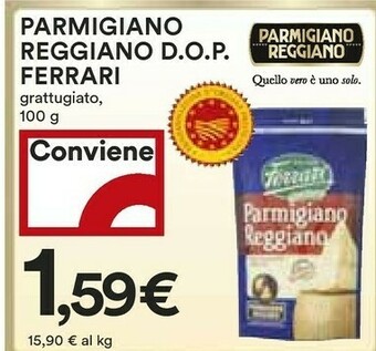 Coop Ferrari Parmigiano Reggiano Dop Grattugiato 100 G offerta