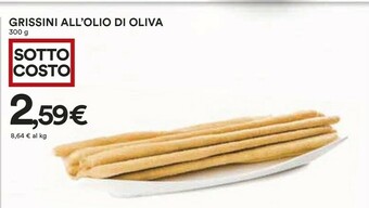 Coop Grissini All'Olio Di Oliva 300 G offerta