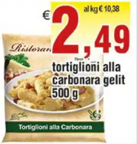 Tortiglioni alla Carbonara gelit 500g