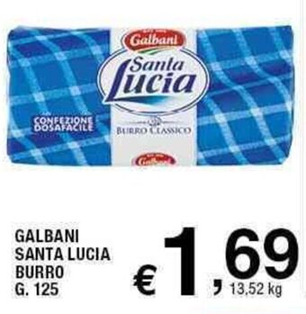Sigma Galbani Santa Lucia Burro g.125 offerta
