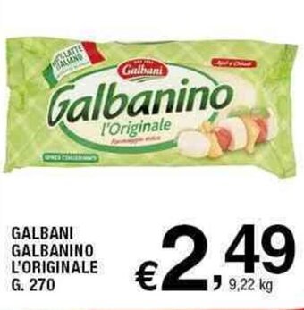 Sigma Galbani Galbanino L'Originale g.270 offerta