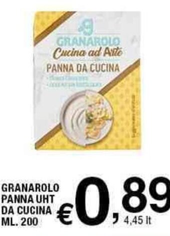 Sigma Granarolo Panna UHT da Cucina ml.200 offerta