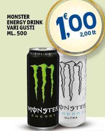 Sigma Monster Energy Drink Vari Gusti ml.500 offerta