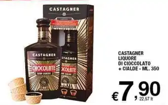 Sigma Castagner Liquore Di Cioccolato + Cialde - ml. 350 offerta
