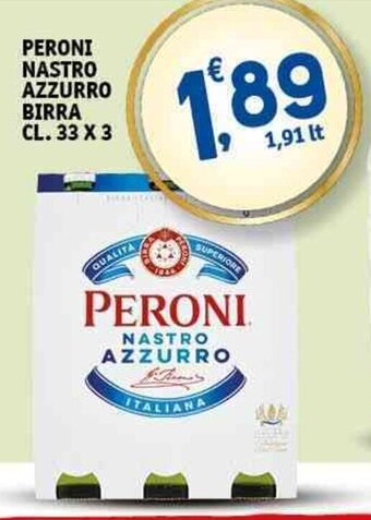 Sigma Peroni Nastro Azzurro Birra cl. 33 x 3 offerta