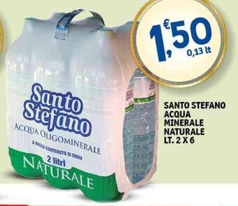 Sigma Santo Stefano Acqua Minerale Naturale Lt. 2 x 6 offerta