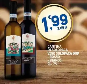 Sigma Cantina di Solopaca Vino Solopaca DOP Rosso, Bianco cl.75 offerta