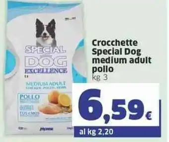 Sigma Special Dog Crocchette Medium Adult Pollo Kg 3 offerta