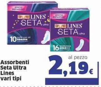 Sigma Lines Seta Ultra Assorbenti offerta