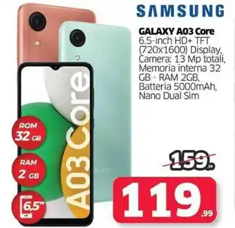 Telitaly Samsung Galaxy A03 Core offerta