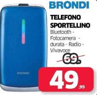 Telitaly Brondi Telefono Sportellino offerta