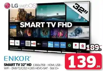 LG Enkor Smart TV 32" HD
