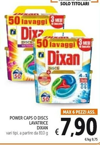 Conad Dixan Power Caps O Discs offerta